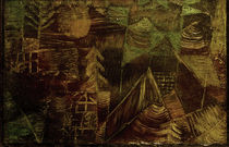 P.Klee, Wald-Einsiedelei von klassik art