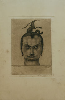 P.Klee, Drohendes Haupt von klassik art