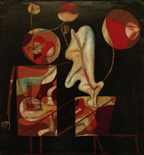 P.Klee, Marionetten (Bunt auf Schwarz) von klassik art