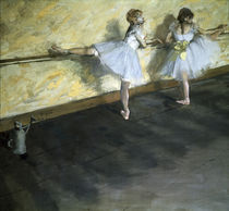 E.Degas, Tänzerinnen an der Balletstange by klassik art