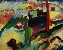 W.Kandinsky, Landsch. m. Fabrikschornstein von klassik art