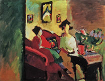 Kandinsky, Interieur m. Münter u. Werefkin von klassik art