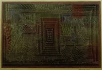Paul Klee, Schloss im Wald zu bauen von klassik art