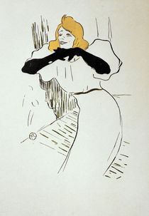 Toulouse-Lautrec, Yvette Guilbert dans.. von klassik art