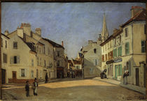 A.Sisley, Rue de la Chaussée in Argent. von klassik art