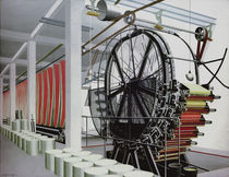 C.Grossberg, Papiermaschine von klassik art