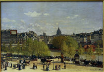 Paris, Quai du Louvre / Pai. v. C.Monet by klassik art