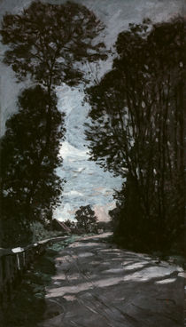 C.Monet, Straße zum Gehöft St-Siméon von klassik art