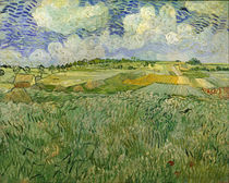 V. van Gogh, Ebene bei Auvers mit Regenw. von klassik art