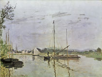 Monet / The Boat / Argenteuil / Painting by klassik art