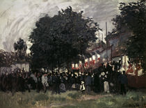 Monet / The Festival of Argenteuil by klassik art