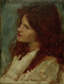 J.W.Waterhouse, Mädchenbildnis von klassik art