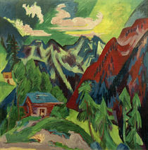 E.L.Kirchner, Die Klosterser Berge von klassik art