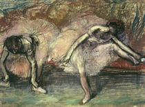 Edgar Degas, Zwei Tänzerinnen / Pastell von klassik art