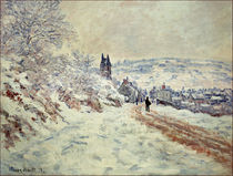 C.Monet, Die Straße nach Vetheuil von klassik art