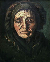 v. Gogh / Peasant woman / Woman w. bonnet/1884 by klassik art
