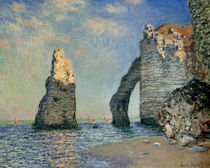 Monet, Die Nadel und die Falaise d’Aval von klassik art