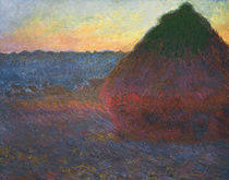 Monet, Heuhaufen von klassik art
