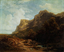 Spitzweg / Bayr. Gebirgslandschaft/um 1870 von klassik art