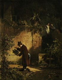 Carl Spitzweg / Der Gartenfreund/um 1860 von klassik art