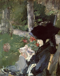 Manet / Manet’s Mother in the Garden by klassik art
