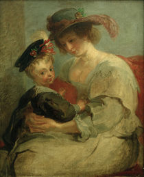 Renoir after Rubens / Helene Fourment/1863 by klassik art