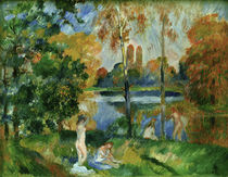 Renoir / Landscape with bathers /  c. 1885 by klassik art