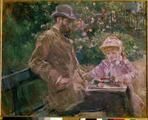 B. Morisot / Eugene Manet und Tochter/1881 von klassik art