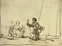 Rembrandt, Holy Family in the Workshop by klassik art