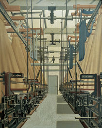 Carl Grossberg / Jacquard Weaving Mill/Ptg by klassik art