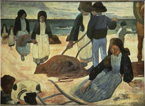 Gauguin, Breton Seaweed Collector by klassik art