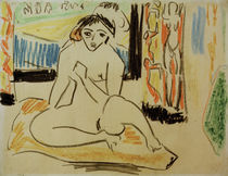 E.L.Kirchner / Female Nude with Mirror by klassik art