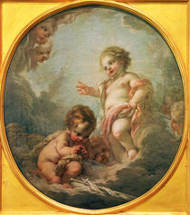 F.Boucher, Christ Child Blessing John by klassik art