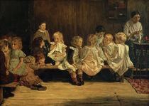 Primary School in Amsterdam / M. Liebermann / Painting, 1880 by klassik art