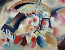 W.Kandinsky, Landscape with Church 1913 by klassik art
