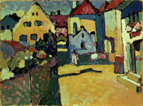 W.Kandinsky, Grüngasse in Murnau von klassik art