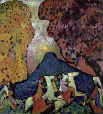 Kandinsky / Blue Mountain by klassik art