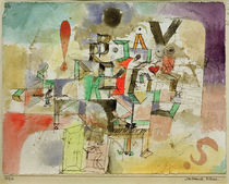 P.Klee, The Lettered Piano / 1918 by klassik art