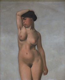 F.Vallotton / Female nude with raised arm by klassik art