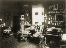Adolph von Menzel im Atelier / Foto von klassik art