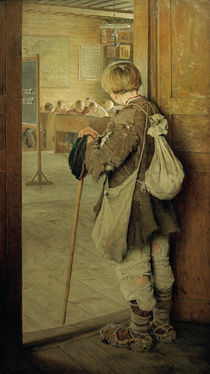 At the School Doorl / N. Bogdanov-Belsky / Painting, 1897 by klassik art
