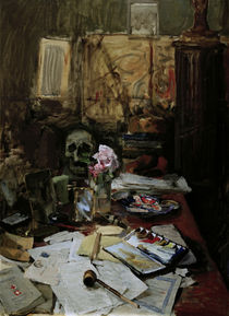 Akseli Gallen-Kallela, Work Table in Paris by klassik art