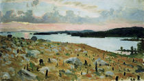 Akseli Gallen-Kallela, Cleared Forest on the Banks of Lake Kallavesi by klassik art