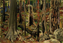 Akseli Gallen-Kallela, The Burnt Forest by klassik art
