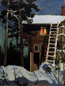 A.Gallen-Kallela, Kalela in winter by klassik art