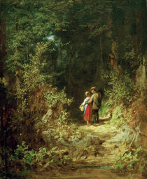 C.Spitzweg / Pair of Lovers... /  c. 1860 by klassik art