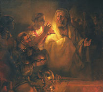 Rembrandt / Peter Denies Christ by klassik art