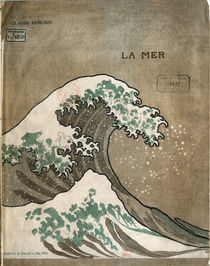 Debussy / La Mer / Cover, Music Print/1905 by klassik art