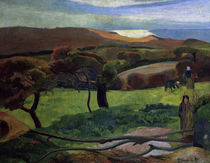 Paul Gauguin, Landschaft in der Bretagne von klassik art