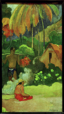 P.Gauguin / Mahana maa II (Tag d. Wahrheit) von klassik art